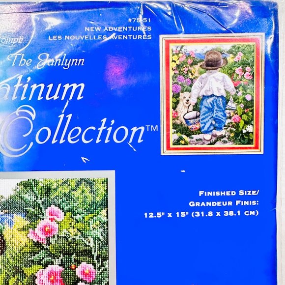 Janlynn Platinum Collection Vintage Cross Stitch Kit "New Adventures." - Picture 5 of 7